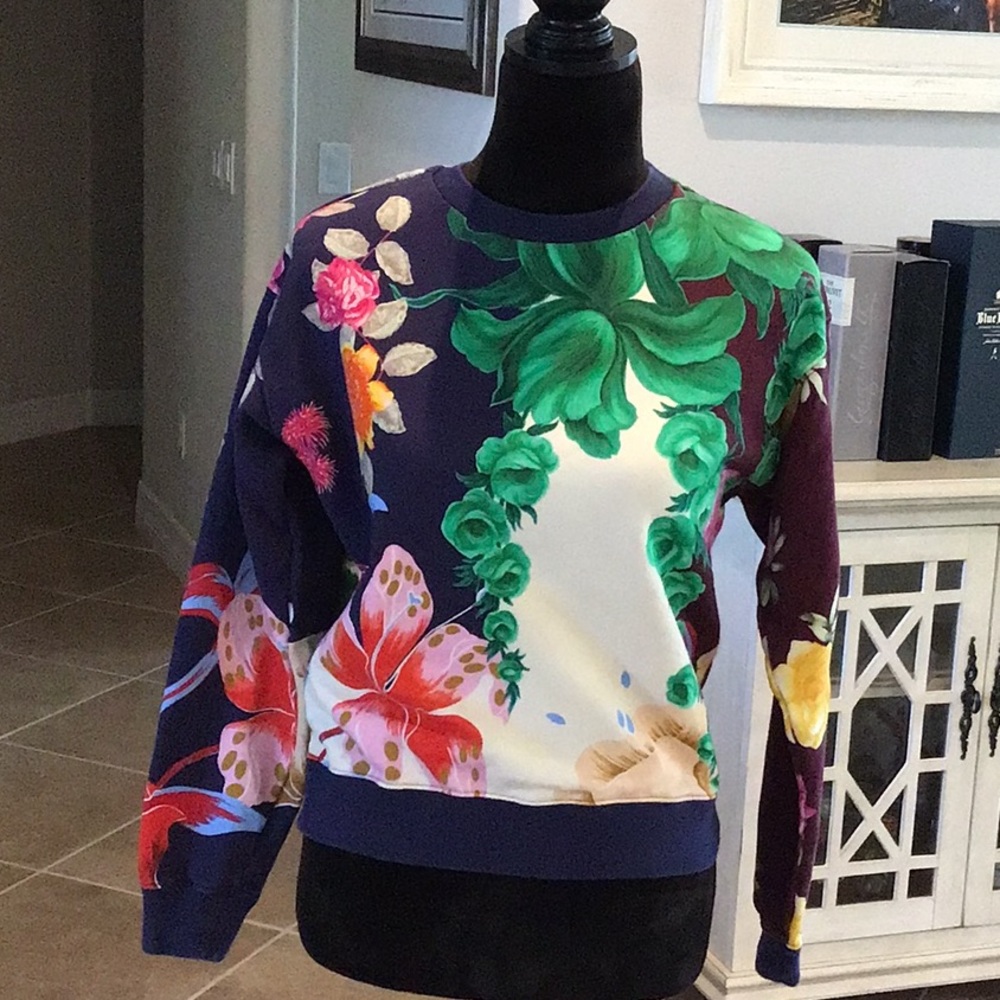 ETRO floral print sweatshirt, size 38